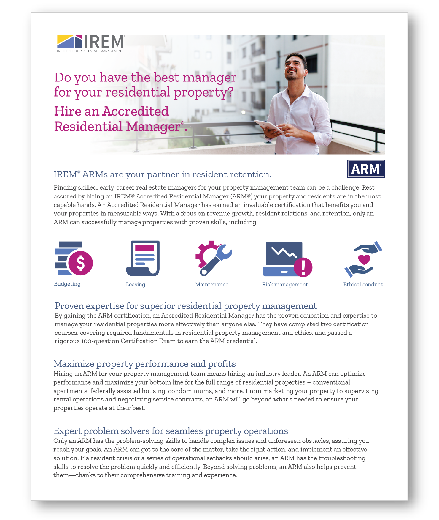 IREM_2025_Why Hire_ARM 2Pager_Thumbnail