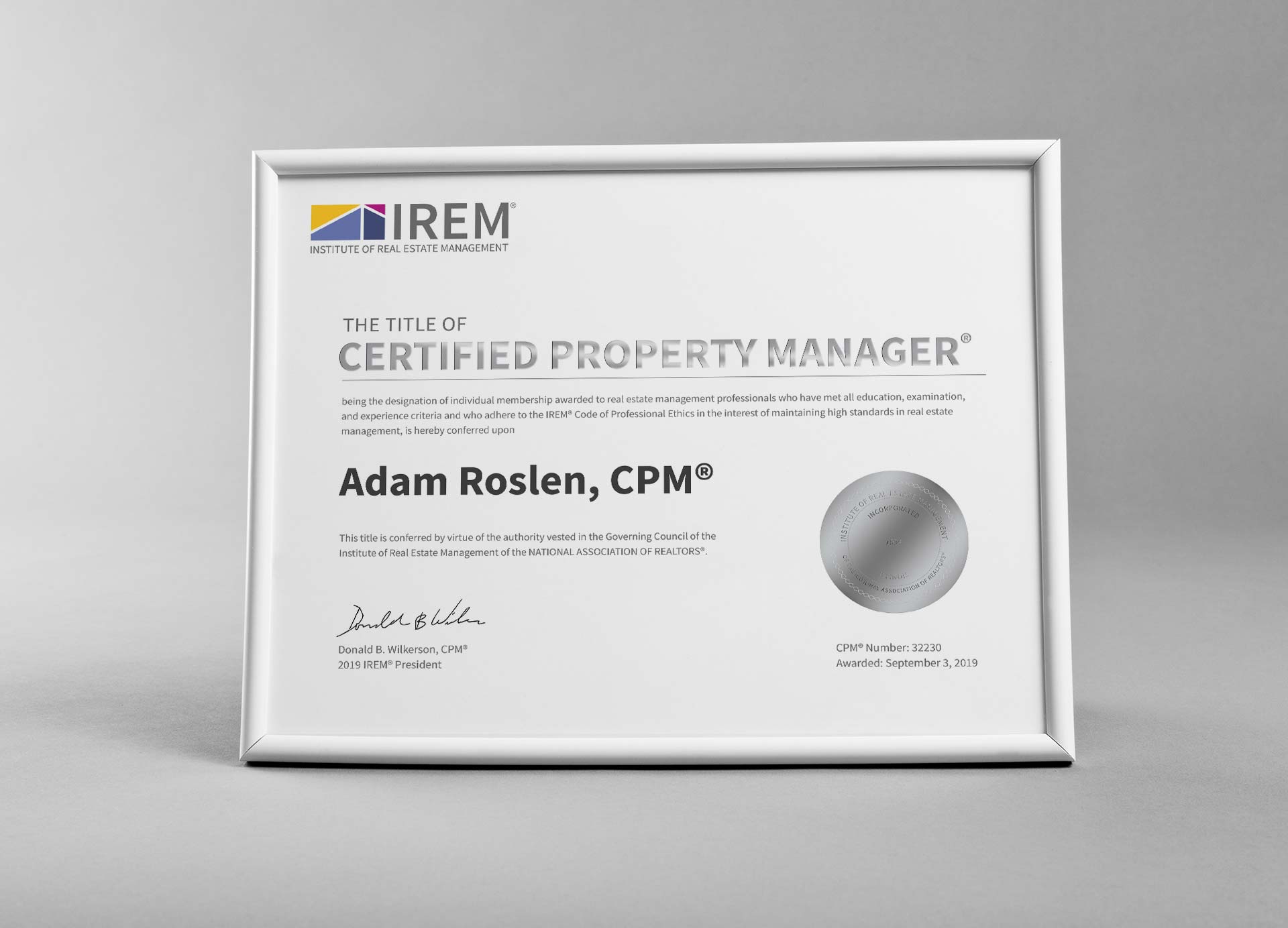certificate-of-certified-property-manager-membership certificate-of-certified-property-manager-membership